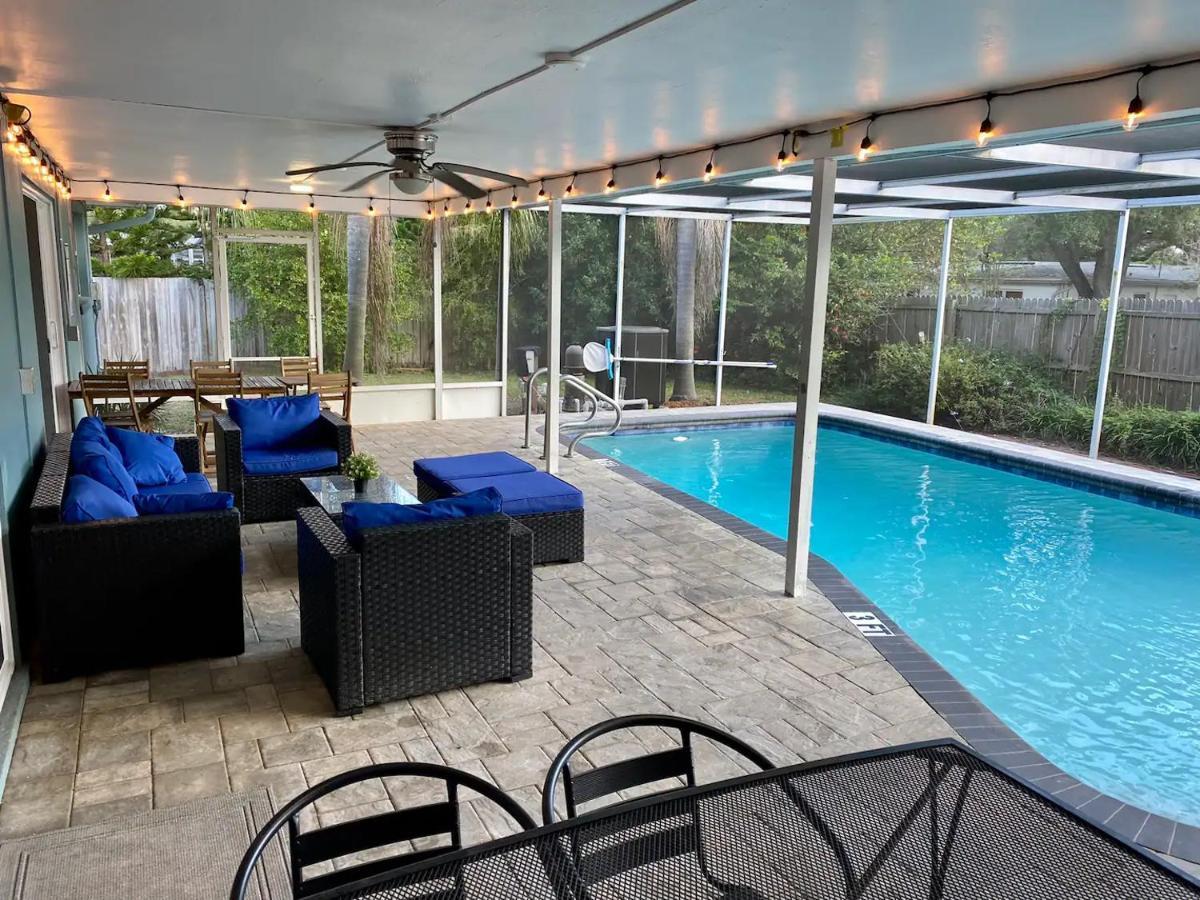 Spacious 5 Bedrooms 3 Bathrooms Family-Friendly Home With Heated Salt Pool Clearwater Kültér fotó
